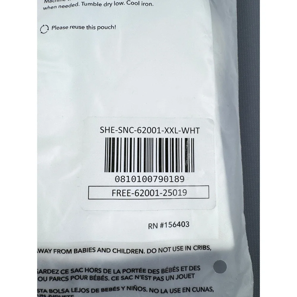 Shapermint All Day‎ Every Day Scoop Neck Cami White 2XL